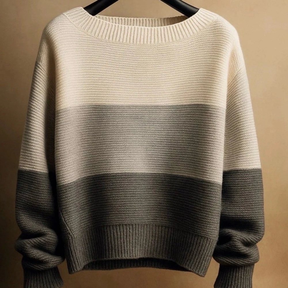 Lucerti Aurora Knit Pullover Sweater Women Size Large Long Sleeve